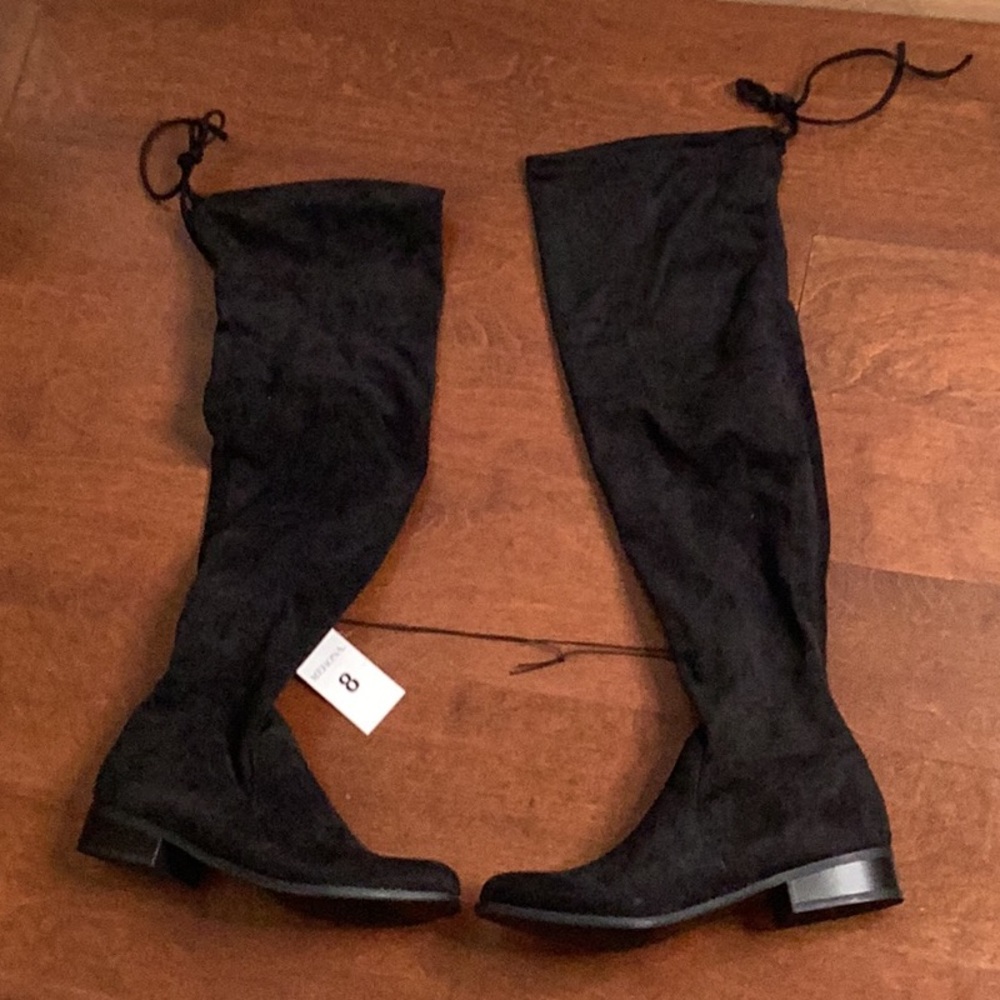 Merona Black Suede Boots